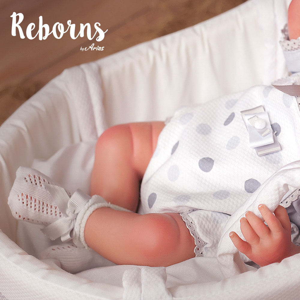 Новорождённый пупс из серии Arias ReBorns - Sofia, мягкое тело, 40 см., с соской  